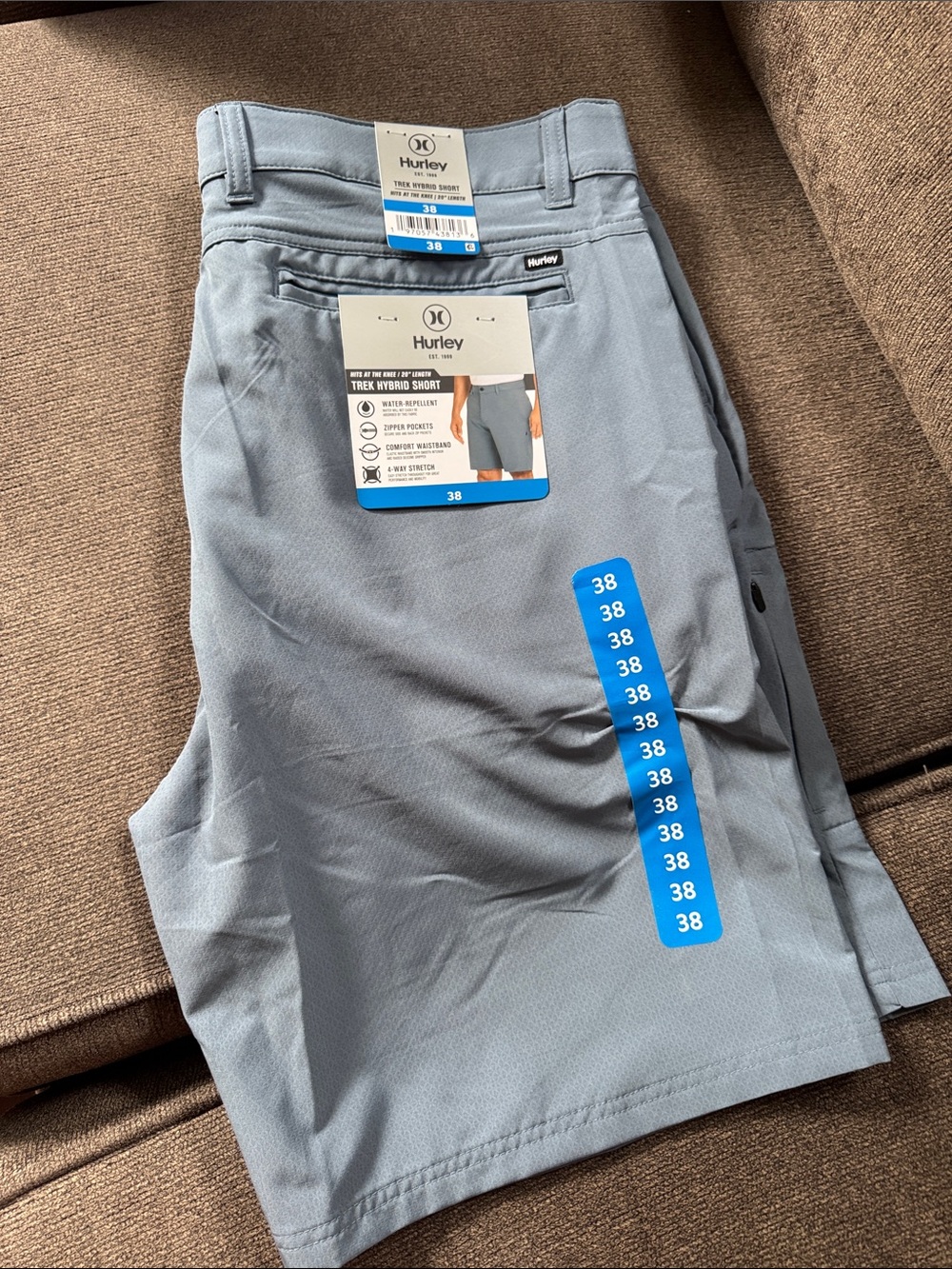Hurley Men's Trek Hybrid Shorts - Blue